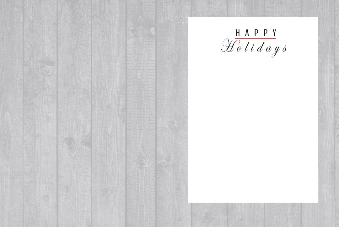 Horse Hollow Press - Horse Christmas Card: Wreath Made of Horses