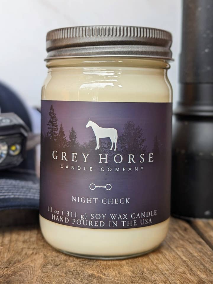 Grey Horse Soy Candle Jars