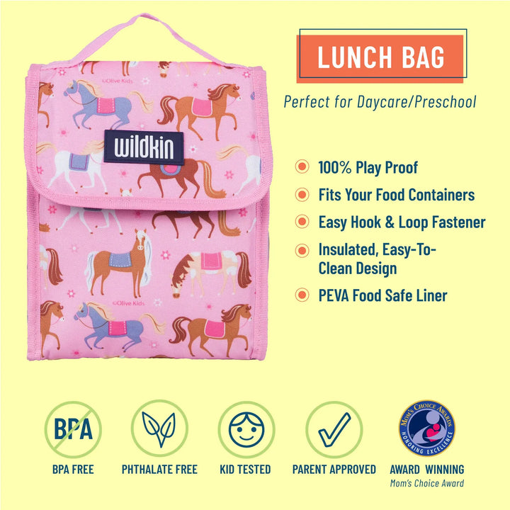Wildkin - Horses Lunch Bag