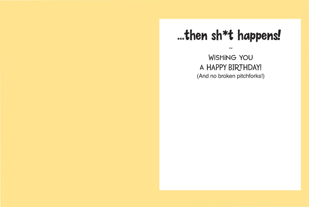 Horse Hollow Press - Horse Birthday Card Drinking