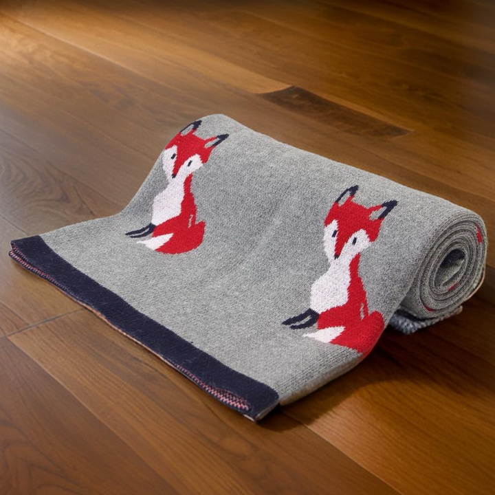 Westrian International - Equestrian Fox Cotton Baby Blanket