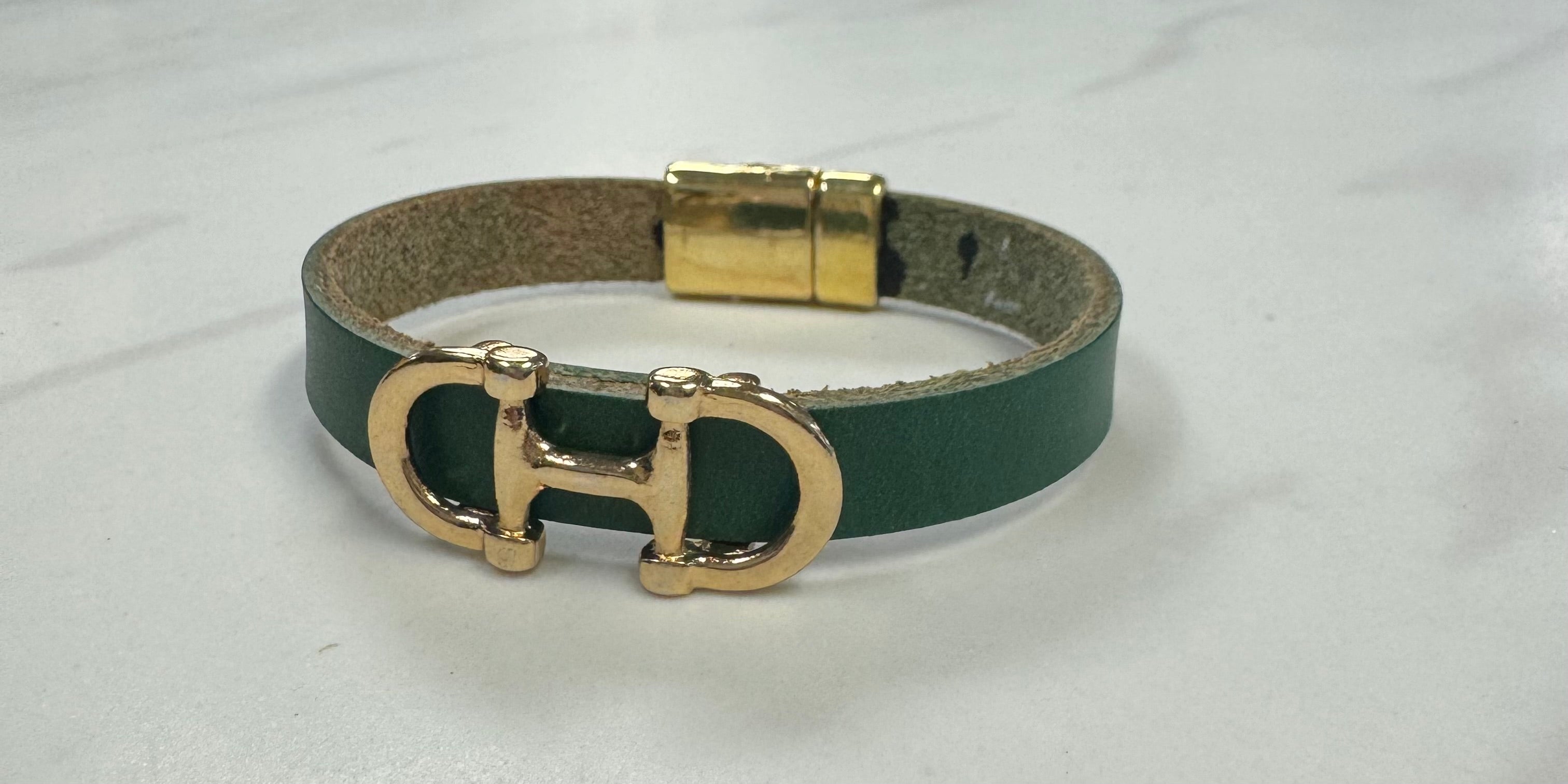 LILO Bilbao Leather Bit Bracelet
