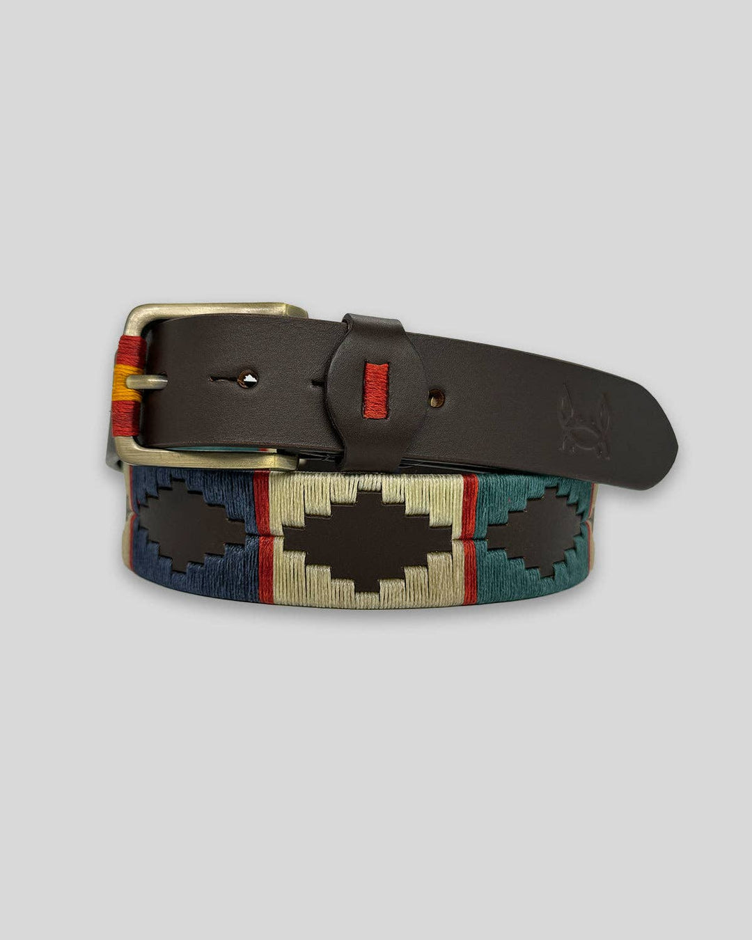 Custi Mikelo - Argentinian Turquoise Navy Polo Belt