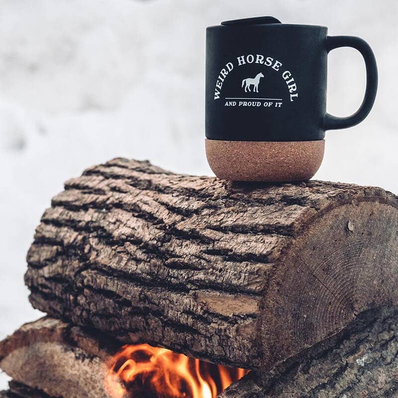 Spiced Equestrian - Weird Horse Girl Mug: Onyx