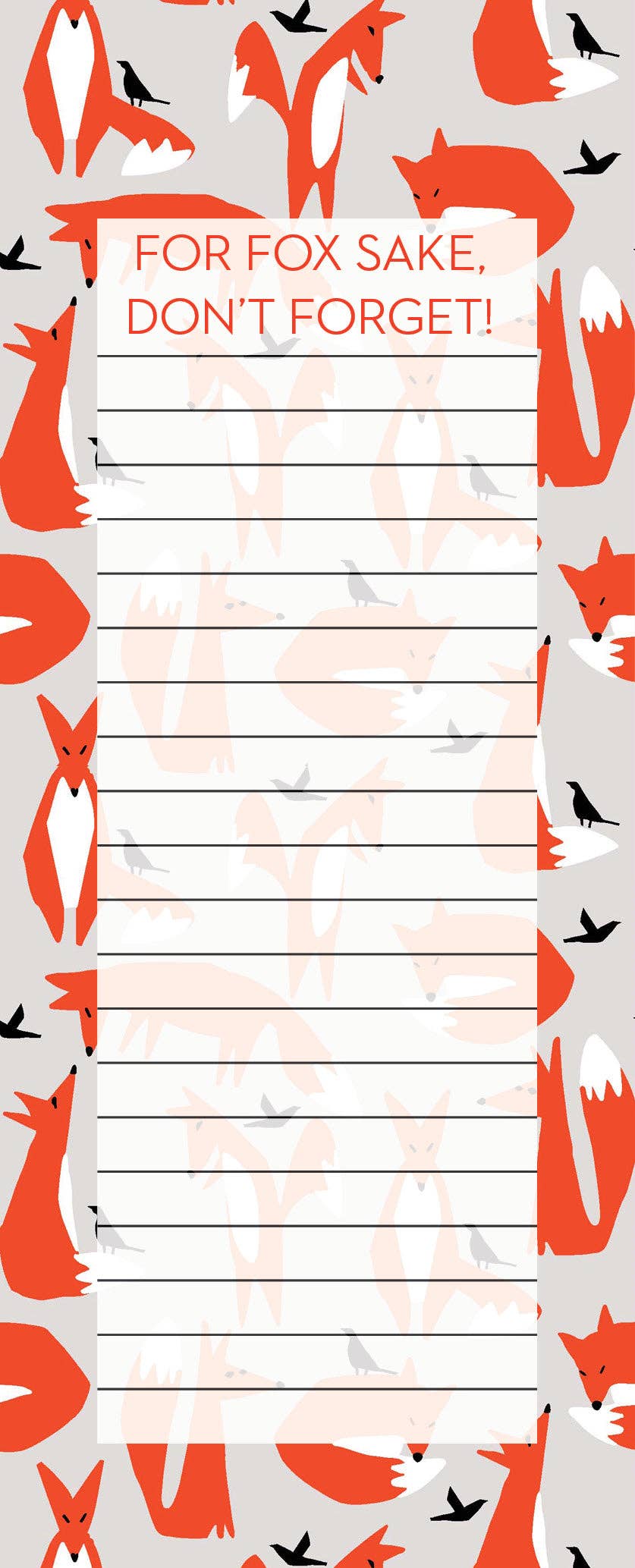 Allgifts Australia - Jotter - For Fox Sake