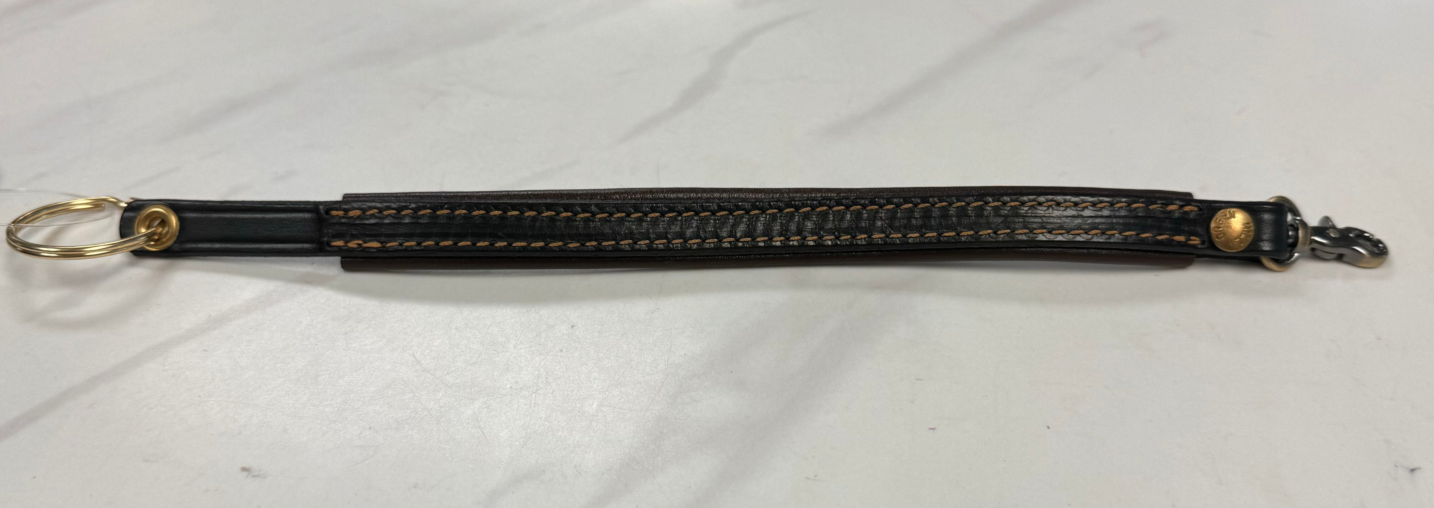 Padded Leather Keychain