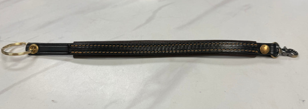 Padded Leather Keychain