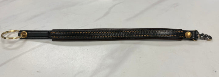 Padded Leather Keychain