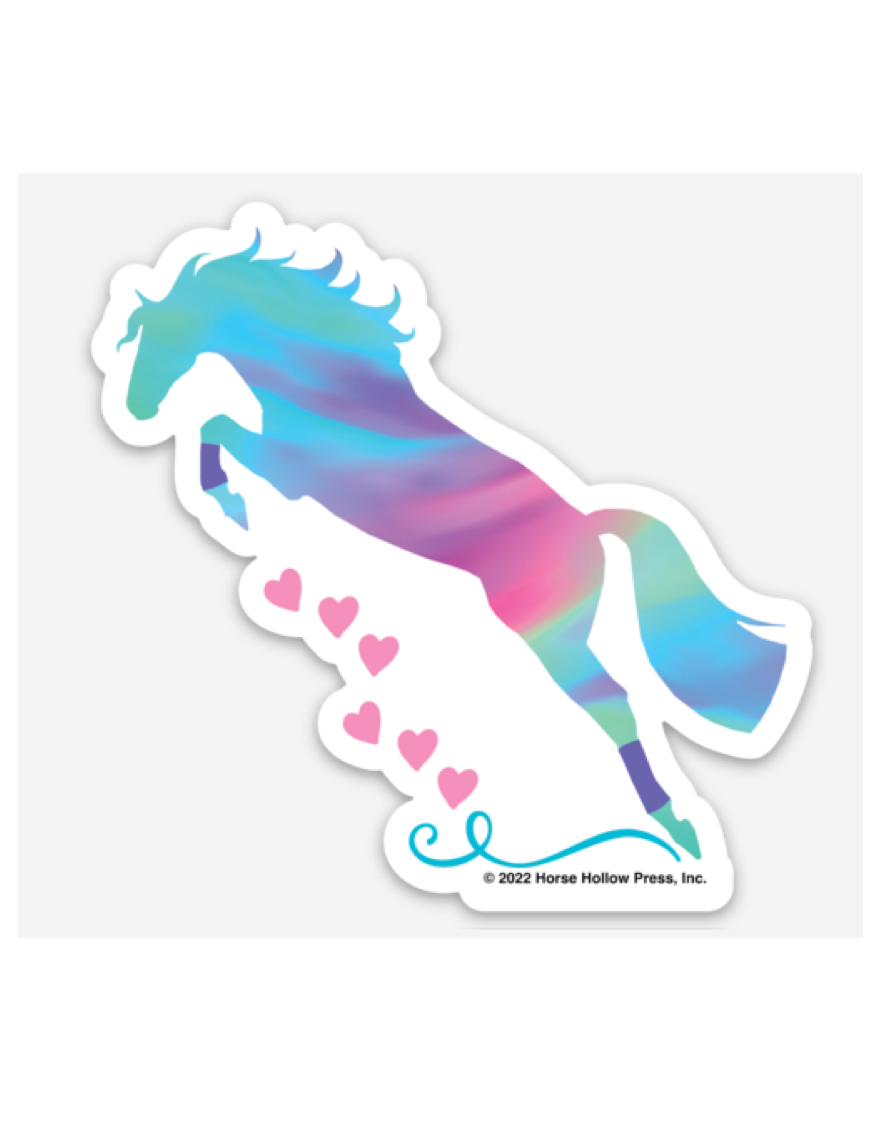 Horse Hollow Press - Horse Magnet 3": Colorful Jumper