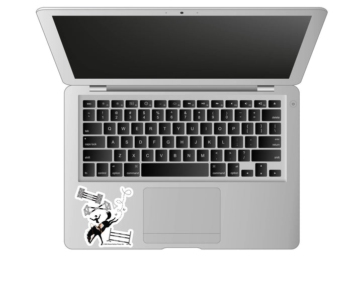 Horse Hollow Press- Horse Sticker Waterproof 3"  Off Course