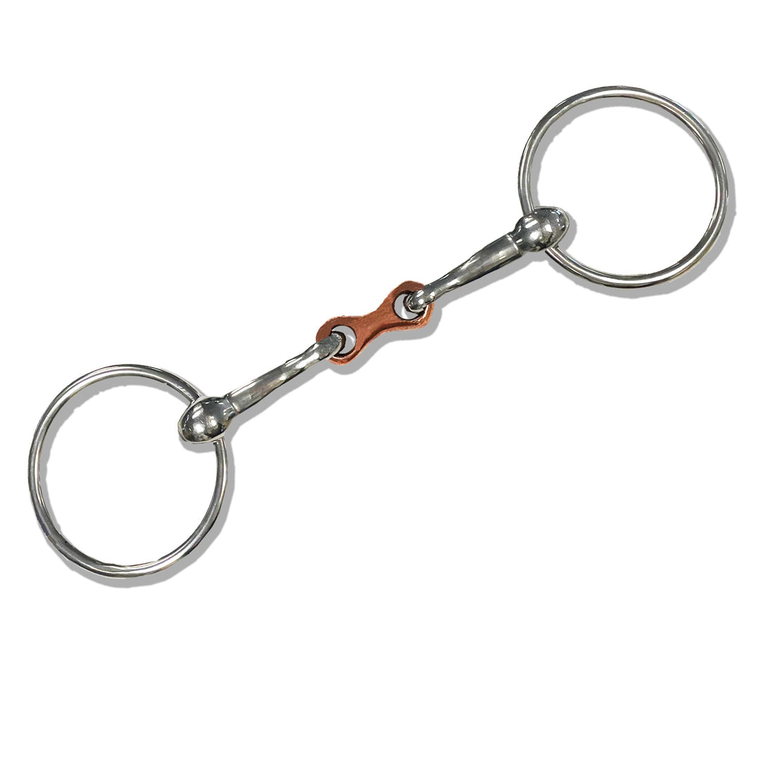 Abbey England Copper French Link Loose Ring Bit