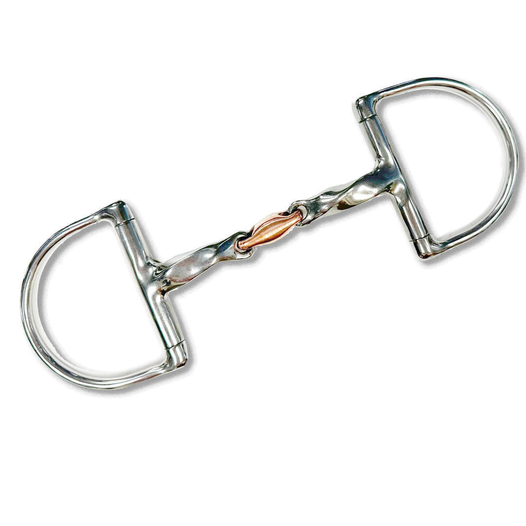 Abbey England Slow Twist Copper Lozenge D Ring Bit