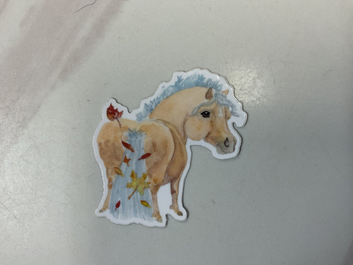 SonaEq Adorable Chubby Ponies Sticker