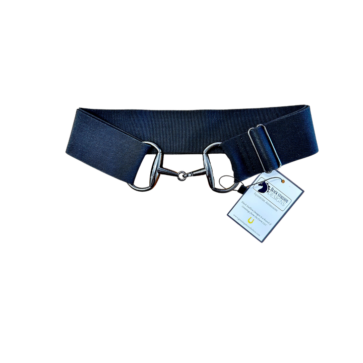 Black Stallion Designs 2" Elastic Snaffle Bit Belt