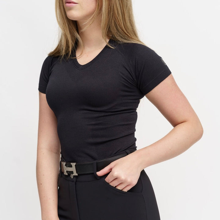 TKEQ The 'KENNEDY' Seamless 2.0 V Neck Short Sleeve