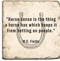Studio Vertu "Horse Sense..." Coaster