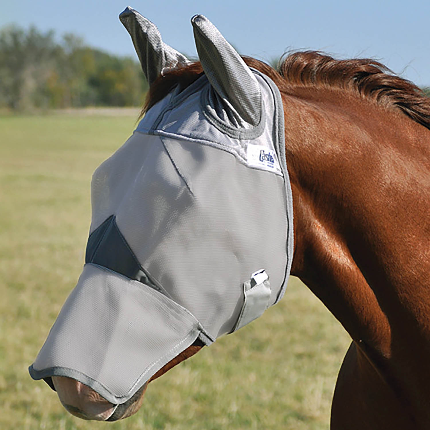 CASHEL CRUSADER FLY MASK LONG NOSE W/ EARS