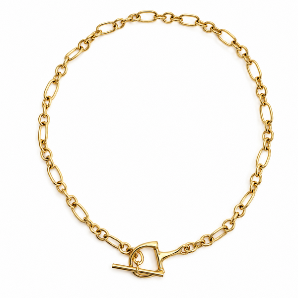 Chunky Equestrian Bit Chain Necklace