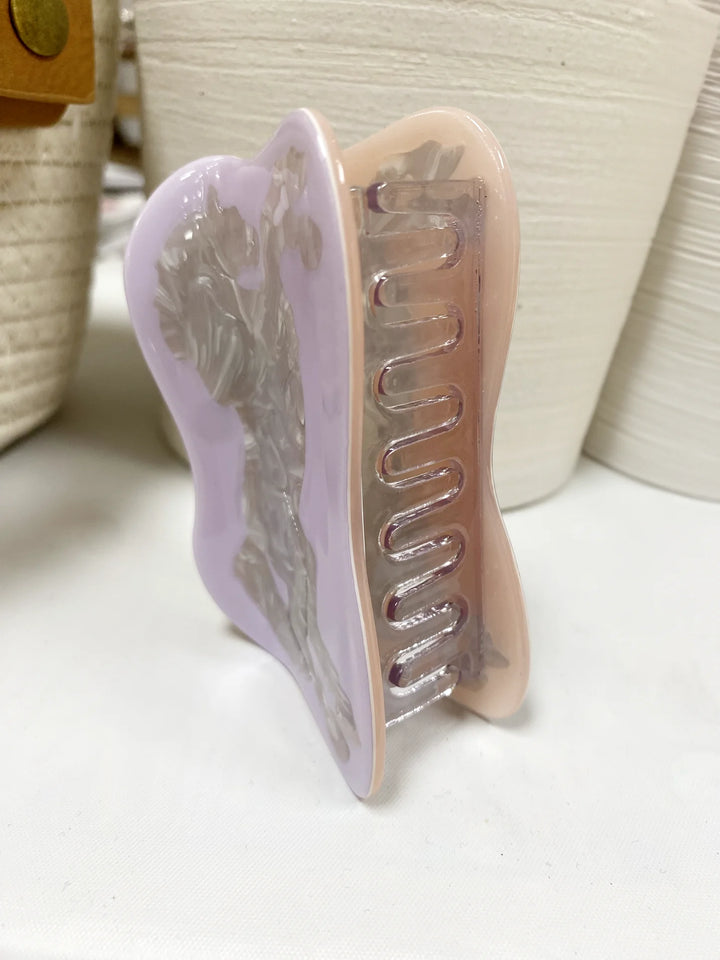 Spiced Equestrian Prancing Ponies Claw Clip