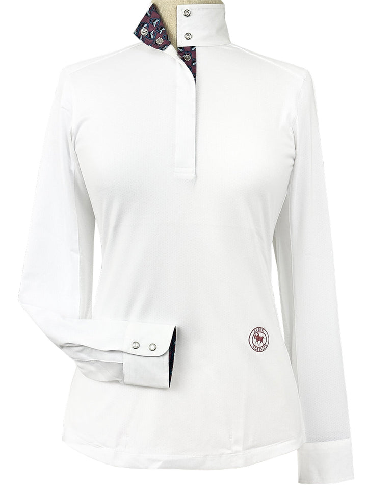 Essex Classics Ladies Talent Yarn Straight Collar Show Shirt LS