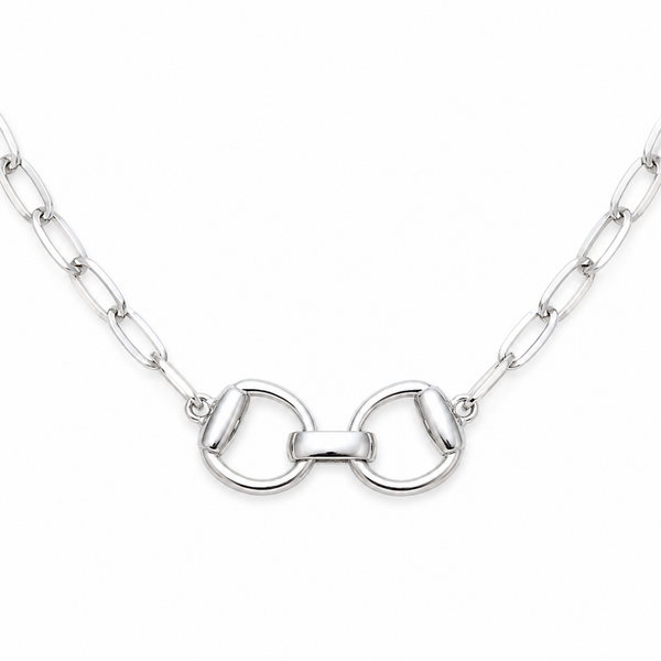 Equestrian Pendant Chain Necklace