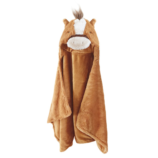 Mon Ami Truffles Horse Hooded Blanket