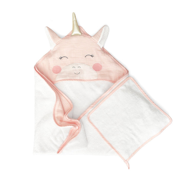 Mon Ami Petit Unicorn Towel and Unicorn Set