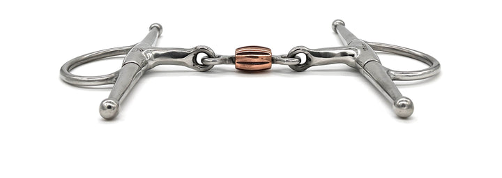 AJR Hexagon Copper Cricket Roller Full Cheek Bit