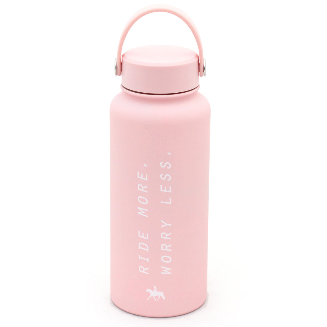 Spiced Equestrian - Ride More Worry Less Water Bottle: Midnight