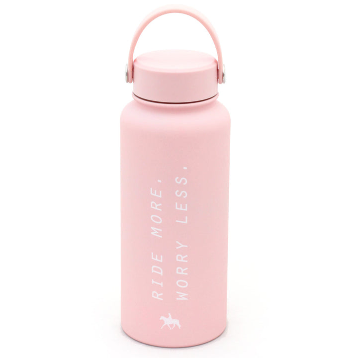 Spiced Equestrian - Ride More Worry Less Water Bottle: Midnight
