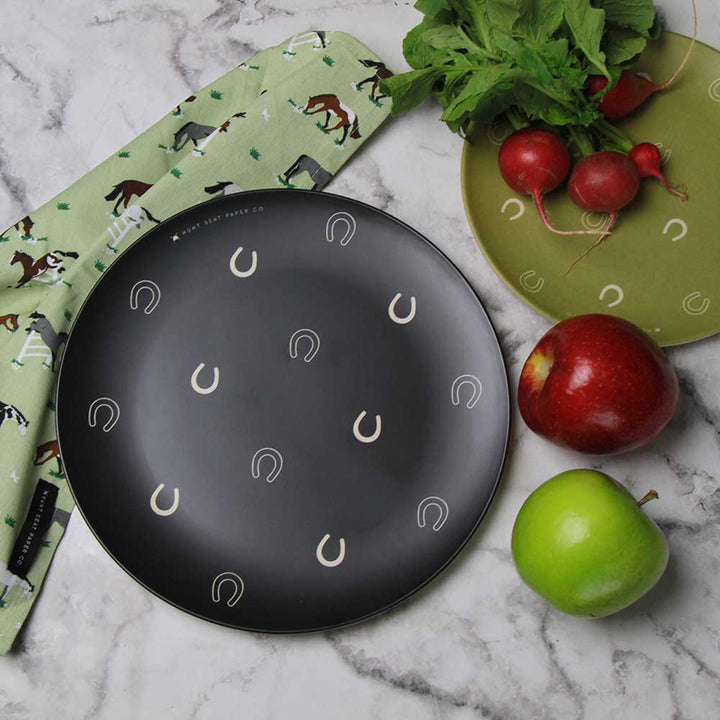 Hunt Seat Paper Co. - Lucky Slate Dinner Plate Set of Four