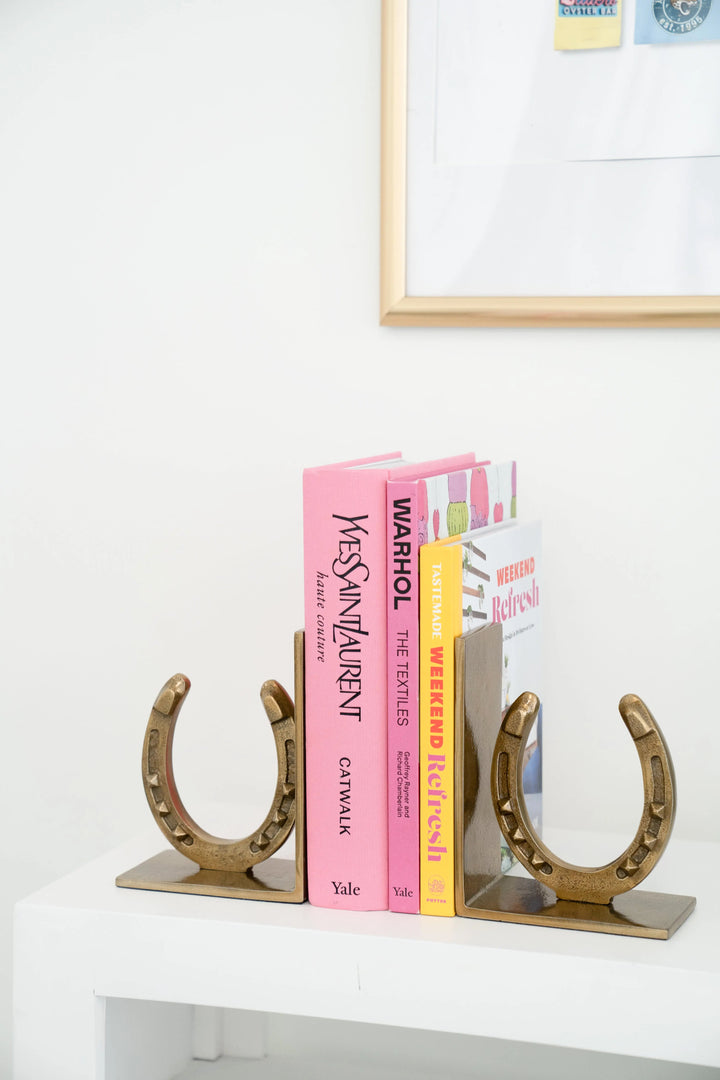 Huntley Horse shoe Bookends Pair