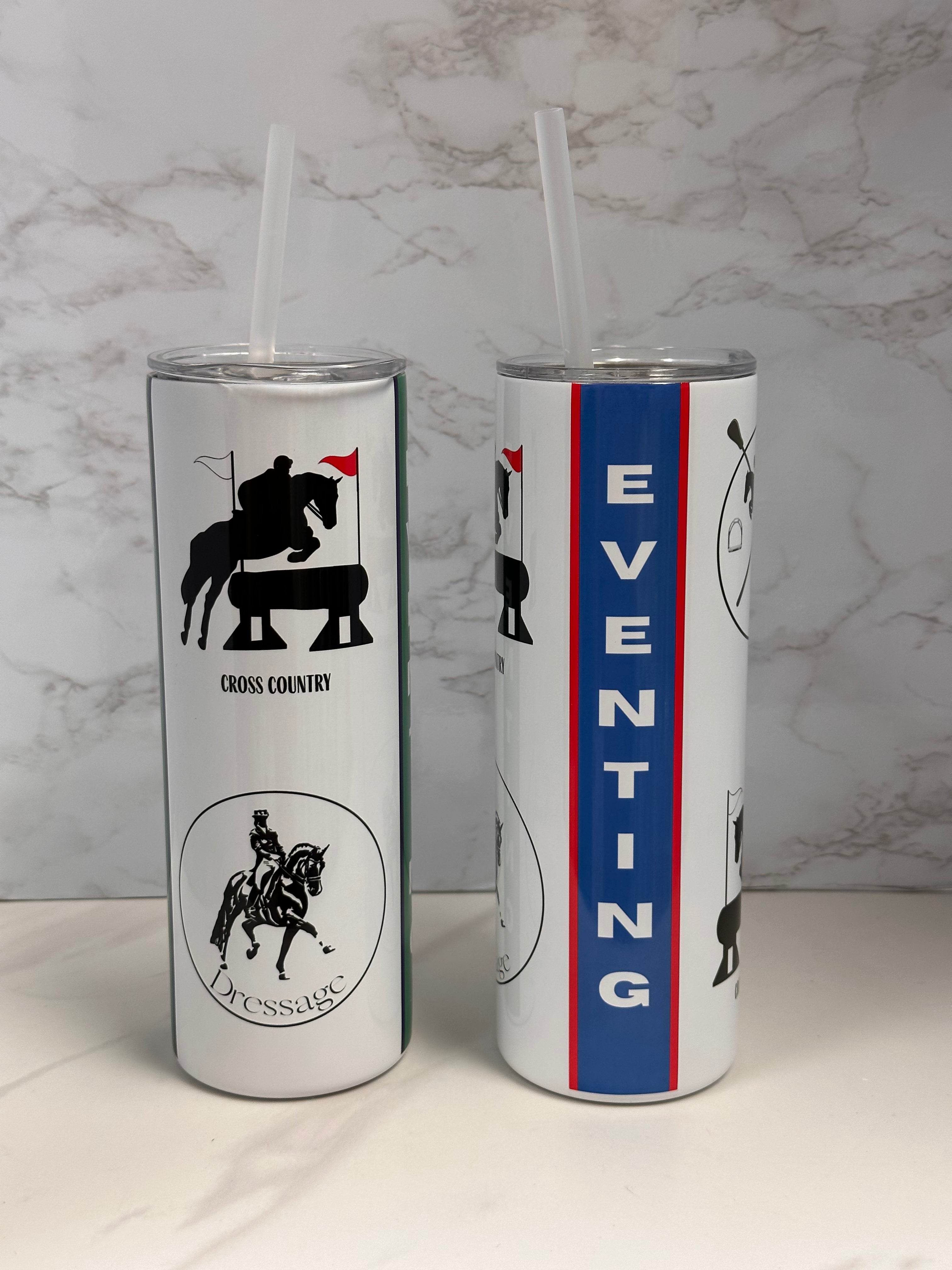 Black Stallion Drink Tumblers - Eventing