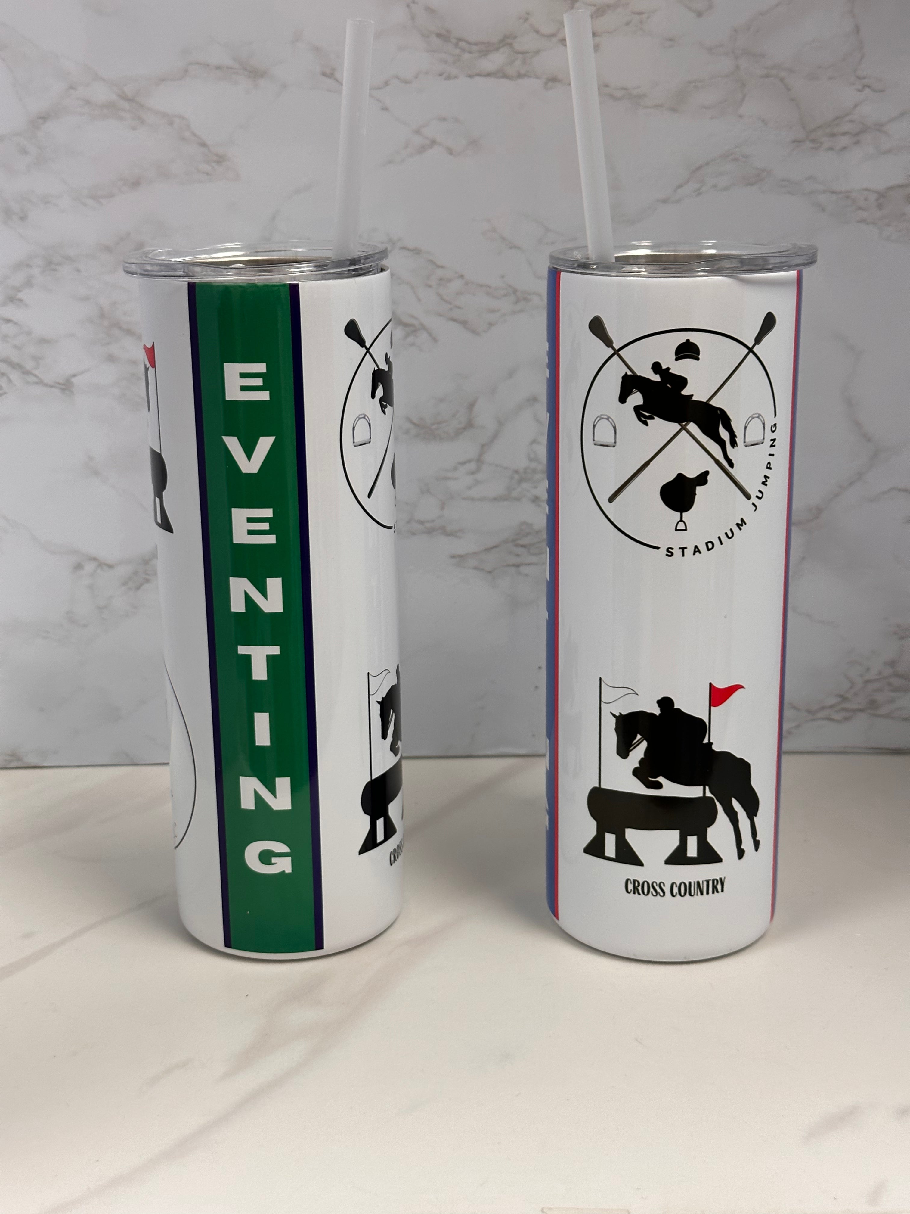 Black Stallion Drink Tumblers - Eventing