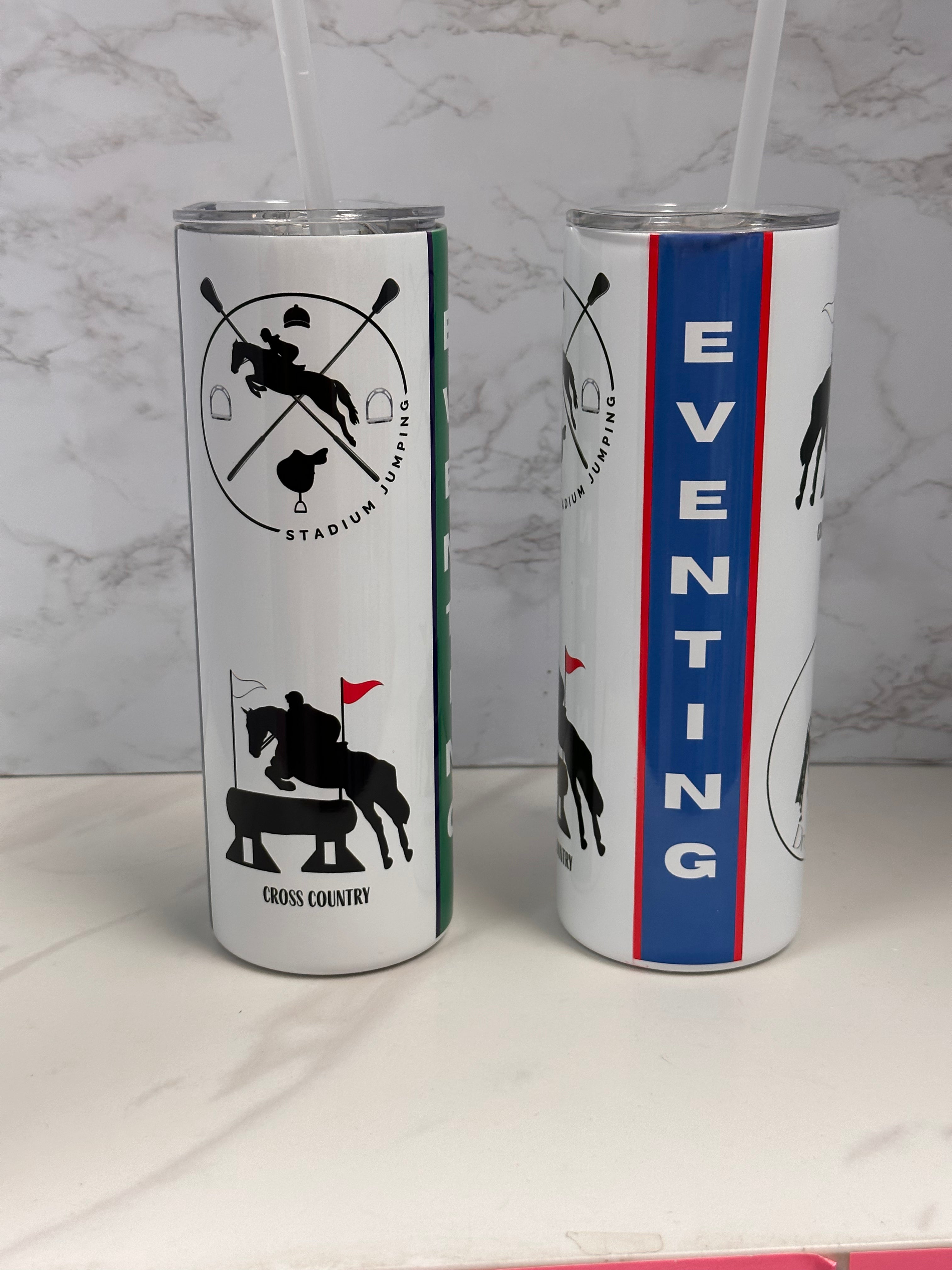 Black Stallion Drink Tumblers - Eventing