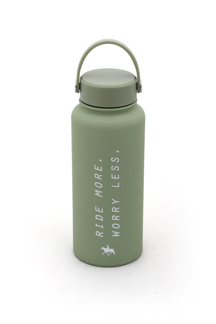 Spiced Equestrian Ride More Worry Less Water Bottle