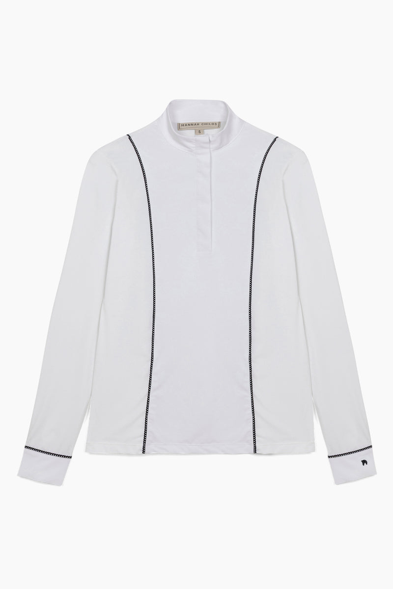 Hannah Childs Constance Heart Horse Women's Long Sleeve Show Shirt