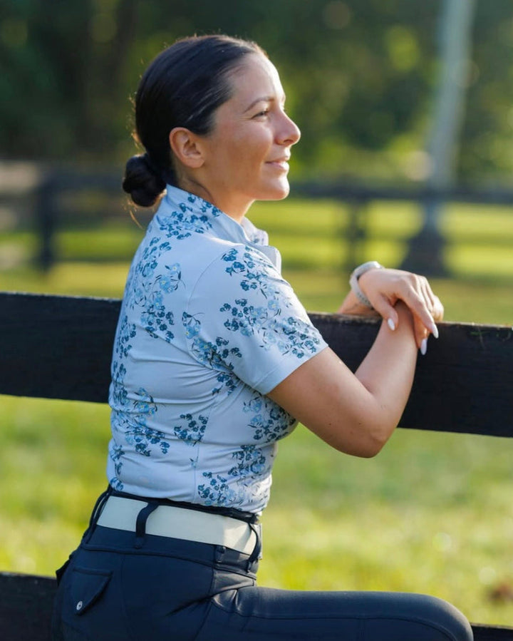 D.D. Short Sleeve Training Shirt - Prints with a Purpose Forget-Me-Not
