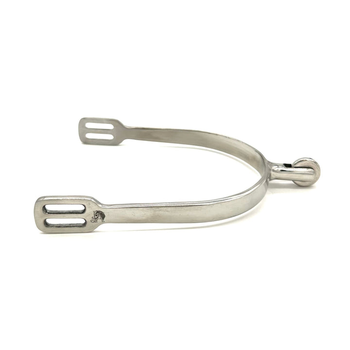 Jake Adams Equestrian Vertical Smooth Rowel Spur