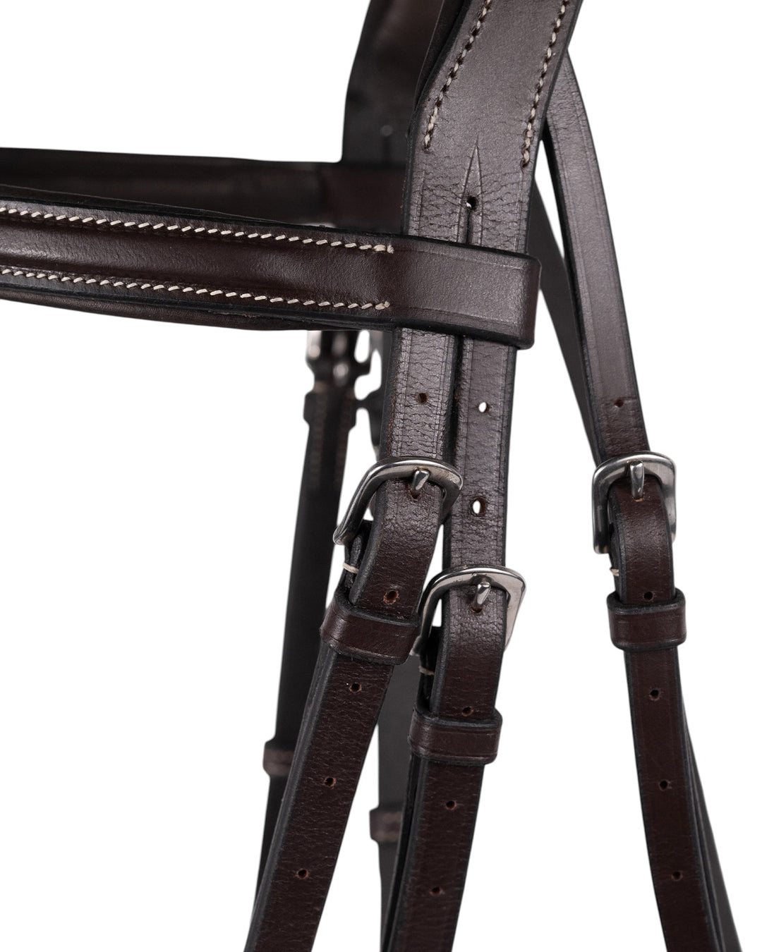 Jake Adams Padded Jumper Bridle with Removable Flash & Rubber Reins