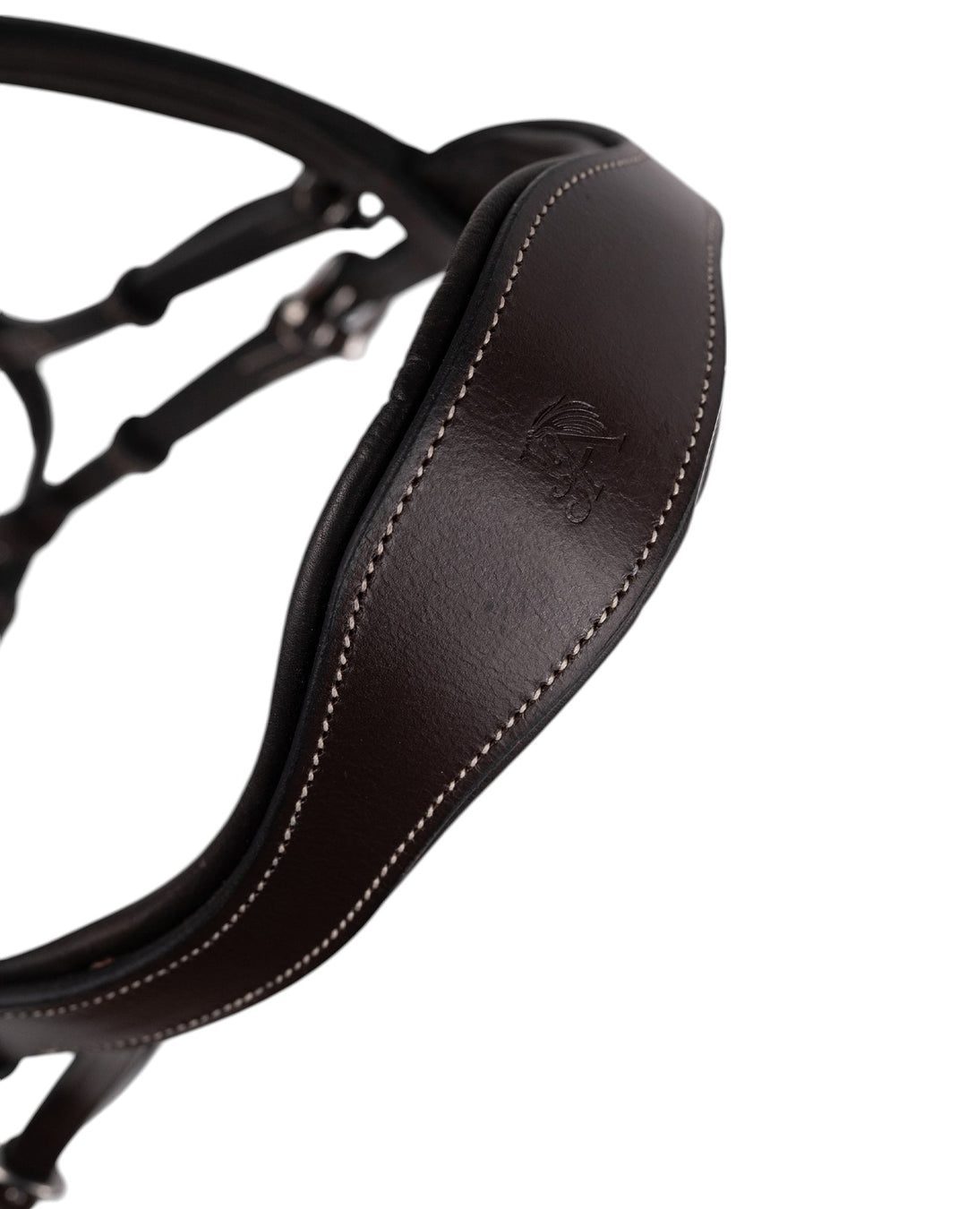 Jake Adams Padded Jumper Bridle with Removable Flash & Rubber Reins
