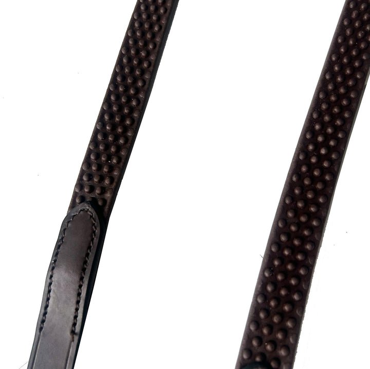 KL Select Black Oak Pebble Grip Reins
