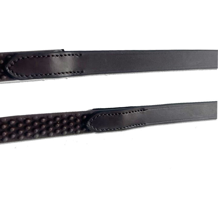 KL Select Black Oak Pebble Grip Reins