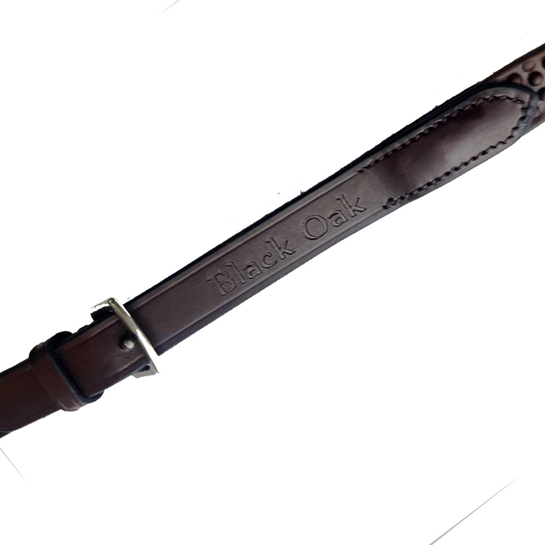 KL Select Black Oak Pebble Grip Reins