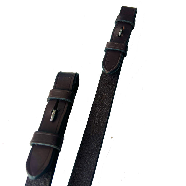 KL Select Black Oak Pebble Grip Reins