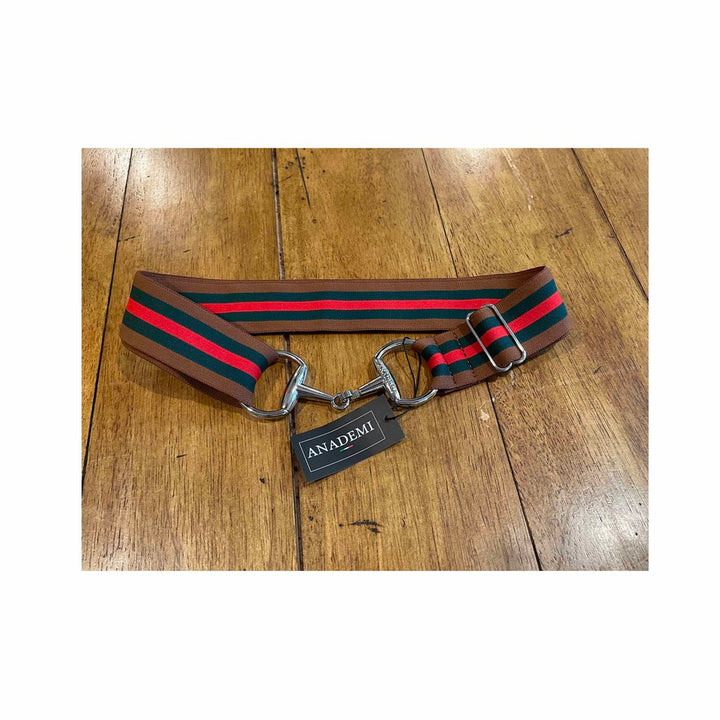 Anademi Silver Bit Stretch Belt