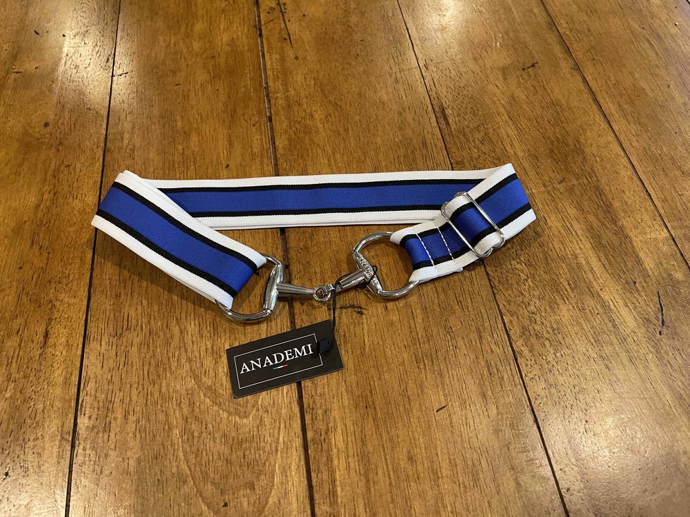 Anademi Silver Bit Stretch Belt