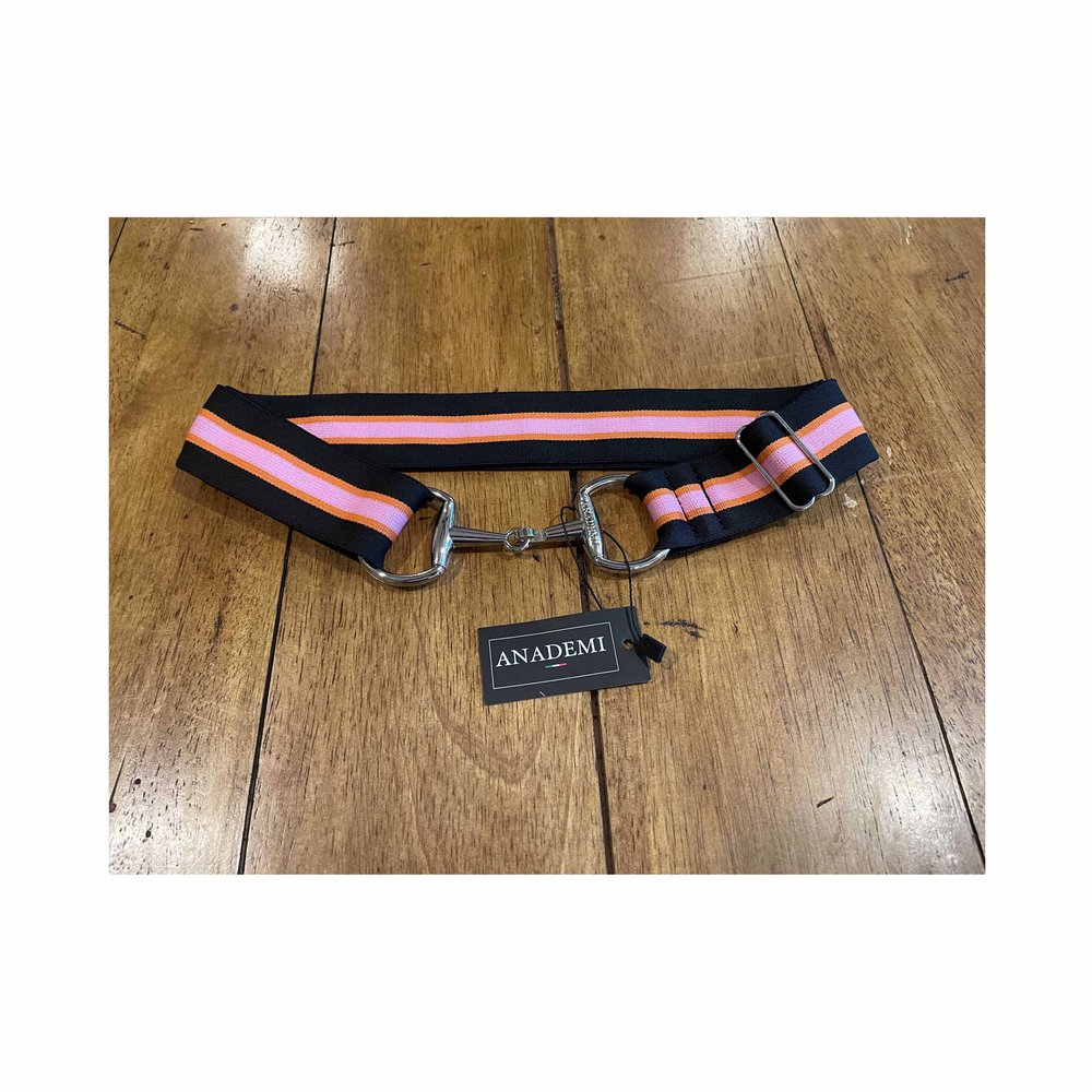 Anademi Silver Bit Stretch Belt