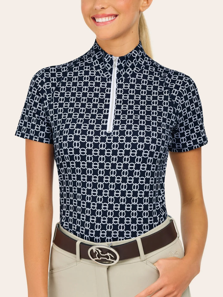 RJ Classics Lucy Ladies 1/4 Zip Short Sleeve Shirt '25