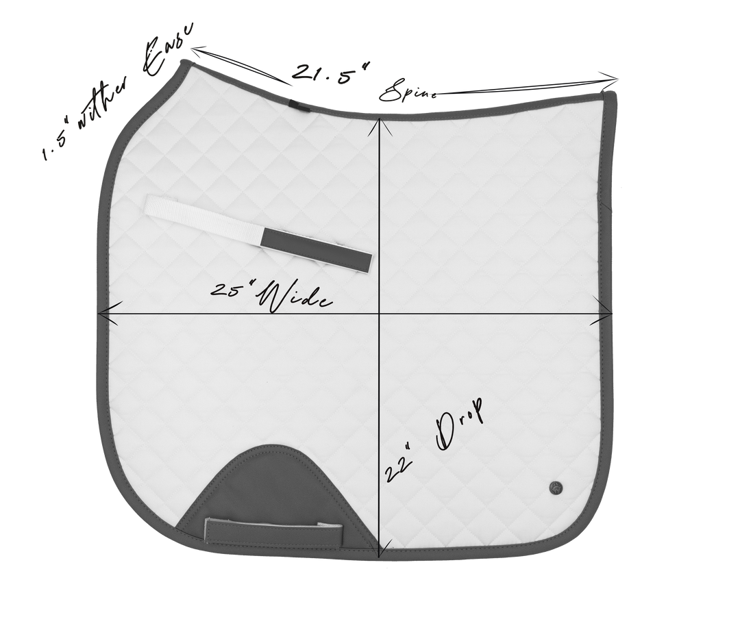 Dressage Pad, Hunter Field Plaid